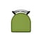 Holland Bar Stool Co 30" Swivel Bar Stool, Black Wrinkle, Canter Kiwi Green Seat 82030BW009 - alternate 3